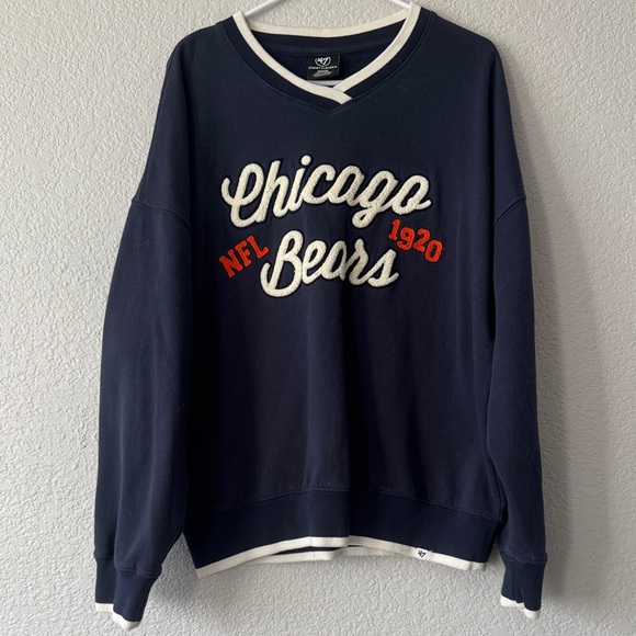 Stoney Clover Lane Tops - Stoney Clover Lane Chicago Bears Navy Sweatshirt